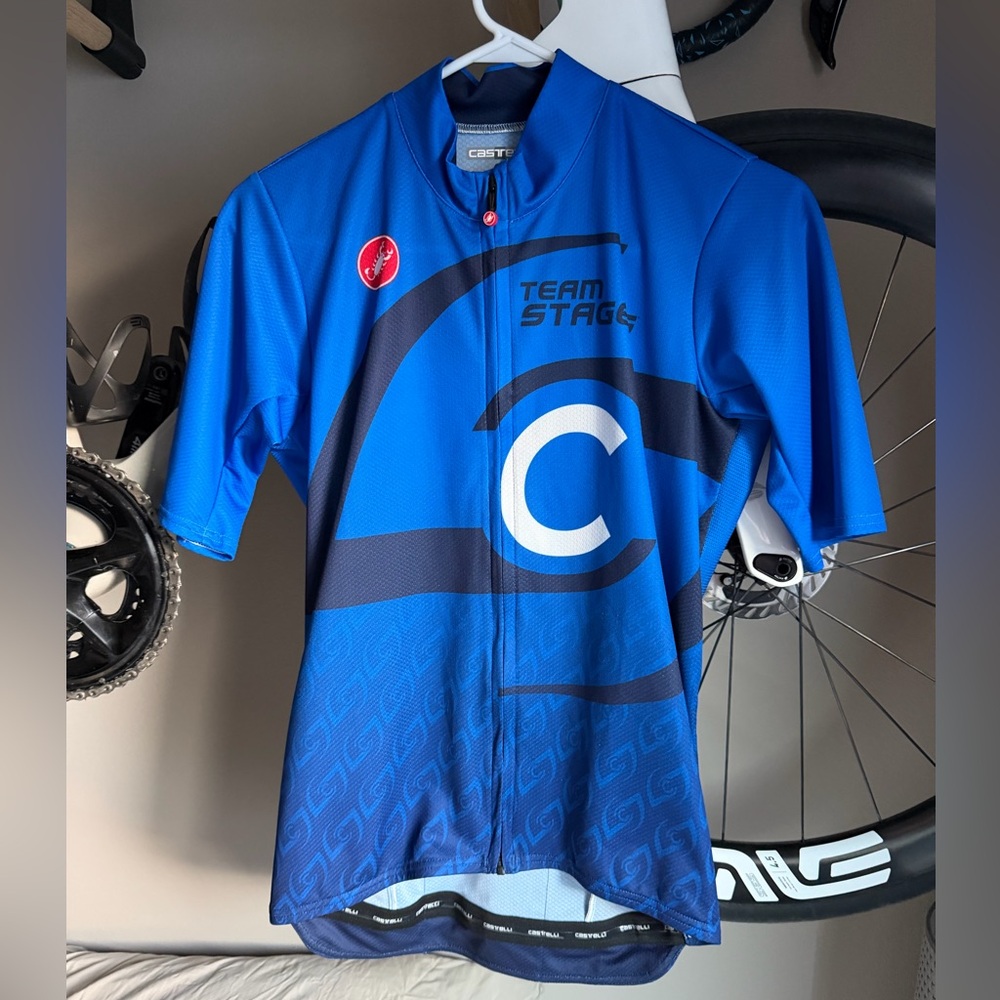 Castelli Light Blue Cycling Jersey
